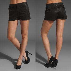 *J Brand NWOT Lola Chino Sparkle Shorts In Fortune 25 Black High Rise Whimsygoth
